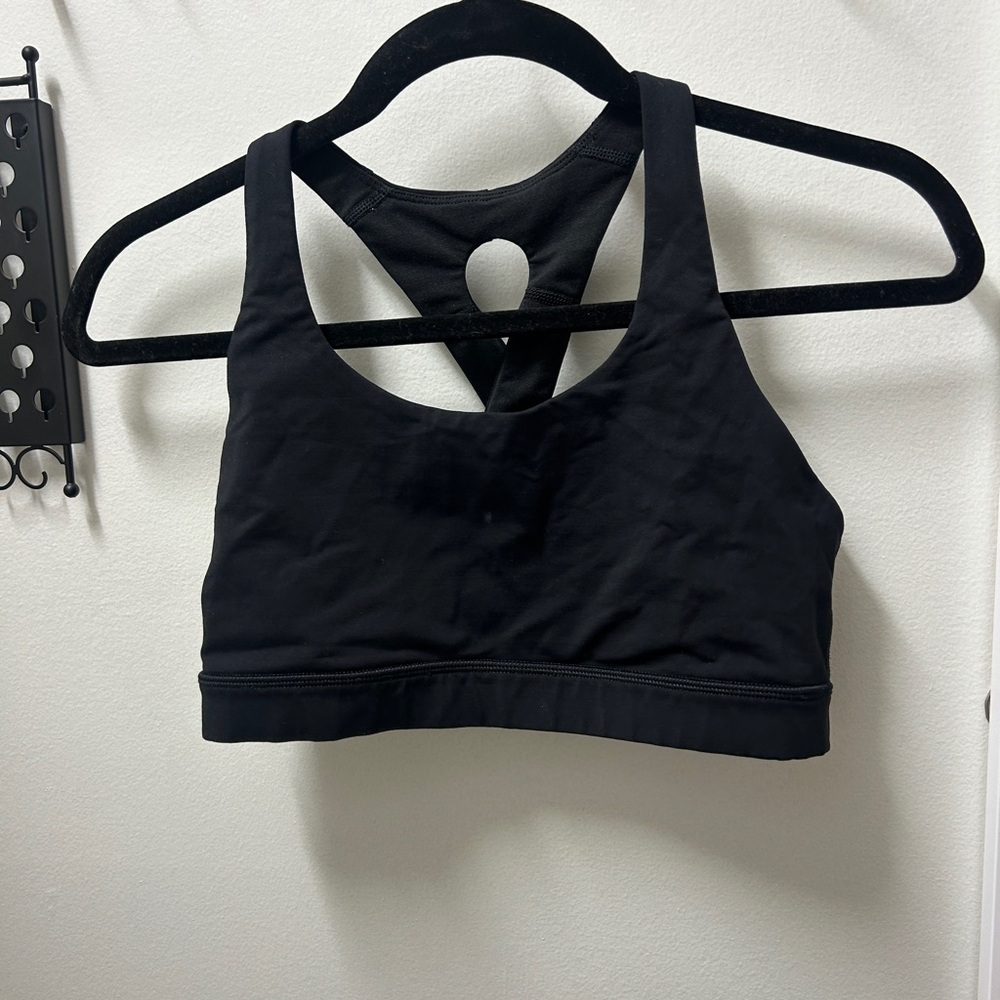lululemon athletica Black Racerback Sports Bra